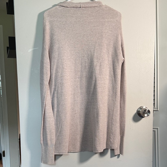 Express Women's Light Beige Draped Cardigan - Picture 3 of 3